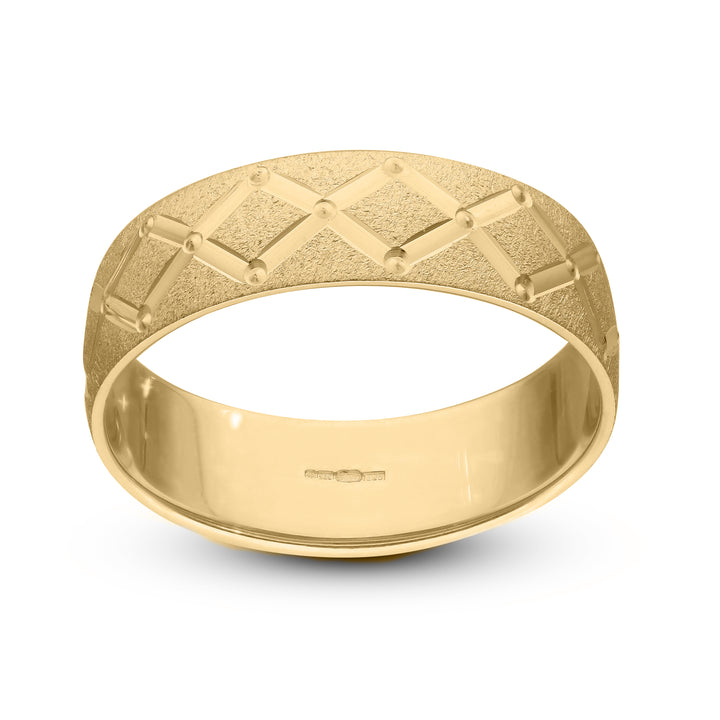 9ct Gold Wedding Rings Set, Gold Wedding Bands