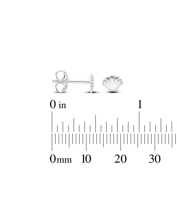 925 Sterling Silver Stud Earrings, Mix, Crystal, Shell, Flower, Butterfly, Cube