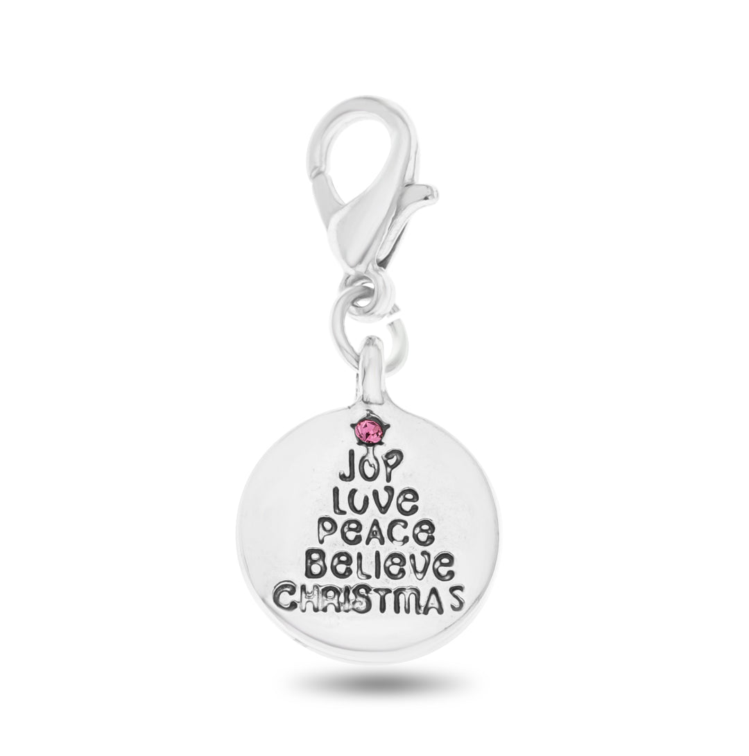 12 Days of Joy Advent Calendar – Christmas Gift with Swarovski Crystals, Charm Bracelet & Necklace