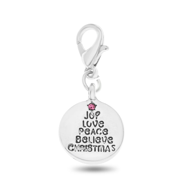 12 Days of Joy Advent Calendar – Christmas Gift with Swarovski Crystals, Charm Bracelet & Necklace