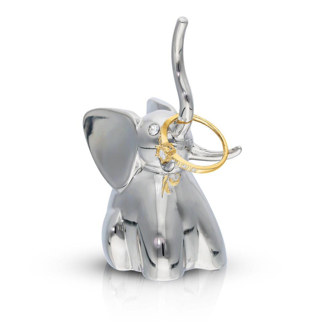 Elegant Silver Ring Holder in Animal Shape – Elephant or Cat Design