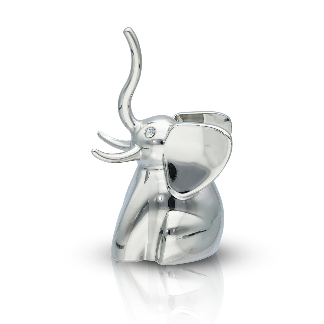 Elegant Silver Ring Holder in Animal Shape – Elephant or Cat Design