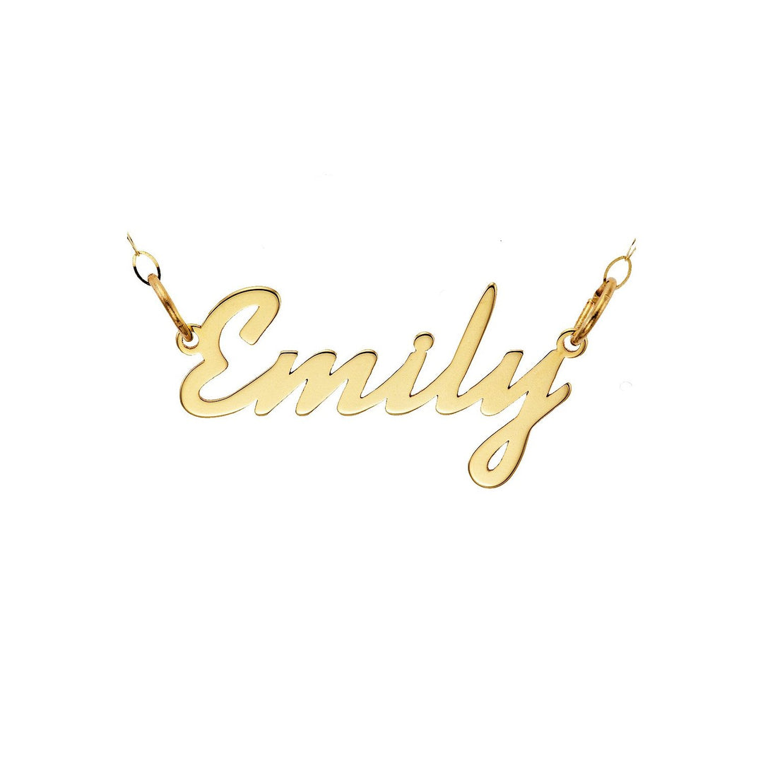 9ct Yellow Gold Name Necklace