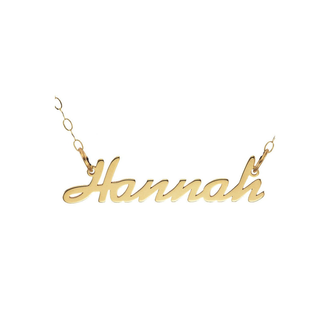 9ct Yellow Gold Name Necklace