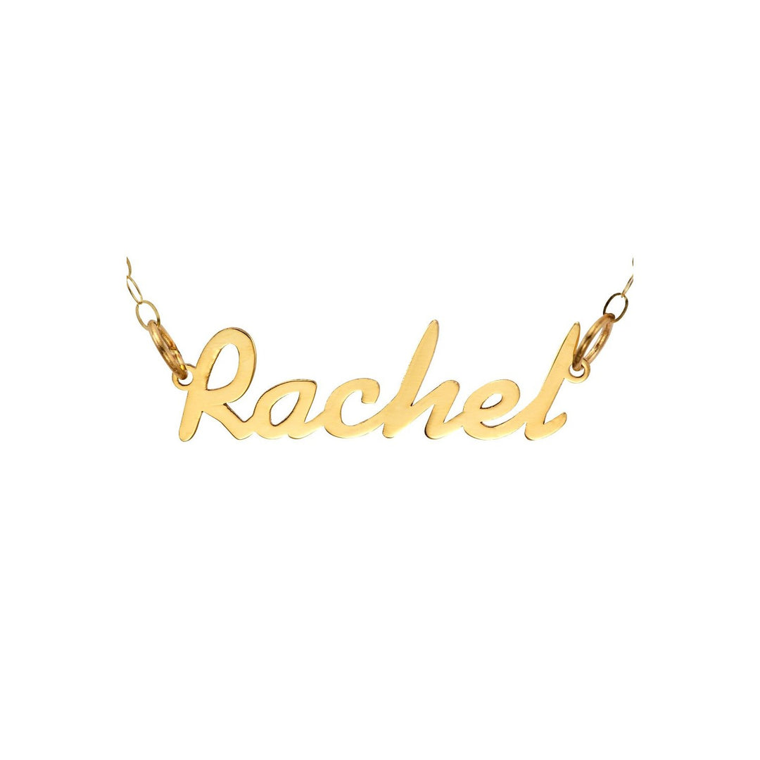 9ct Yellow Gold Name Necklace