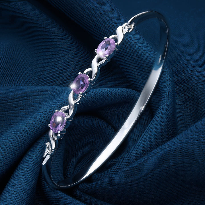 Women's  Amethyst Bangle