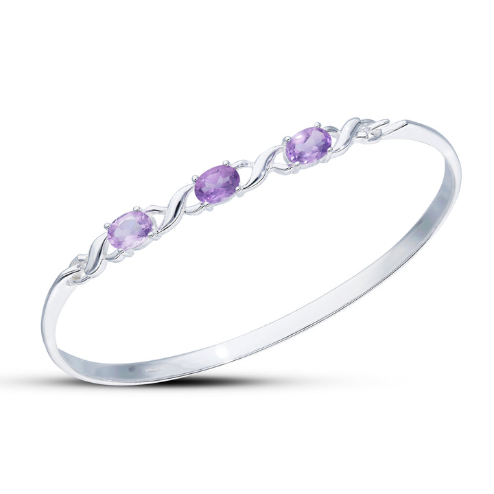 Women's  Amethyst Bangle