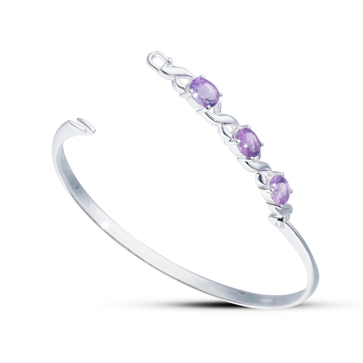 Women's  Amethyst Bangle