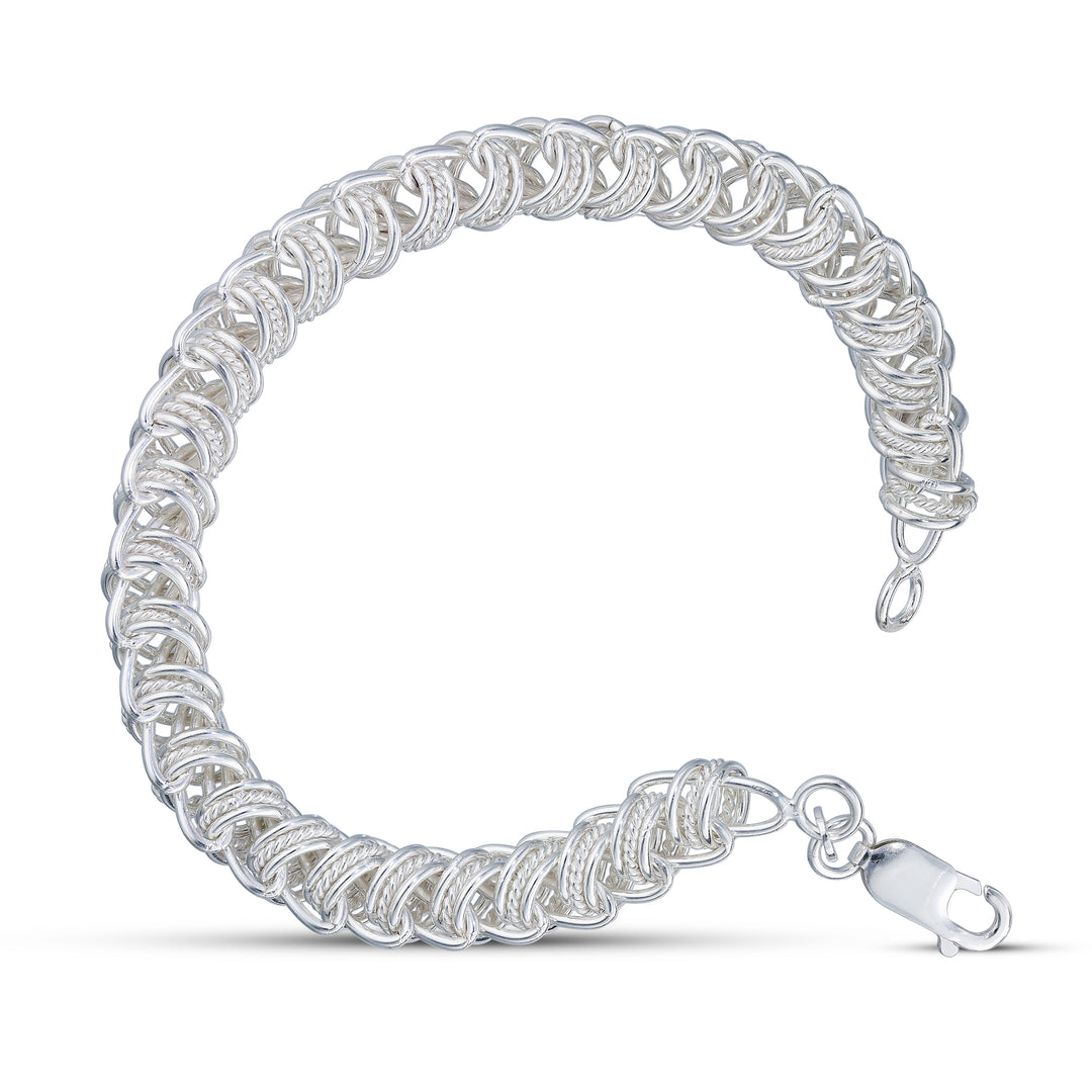 Sterling Silver Twisted Bracelet