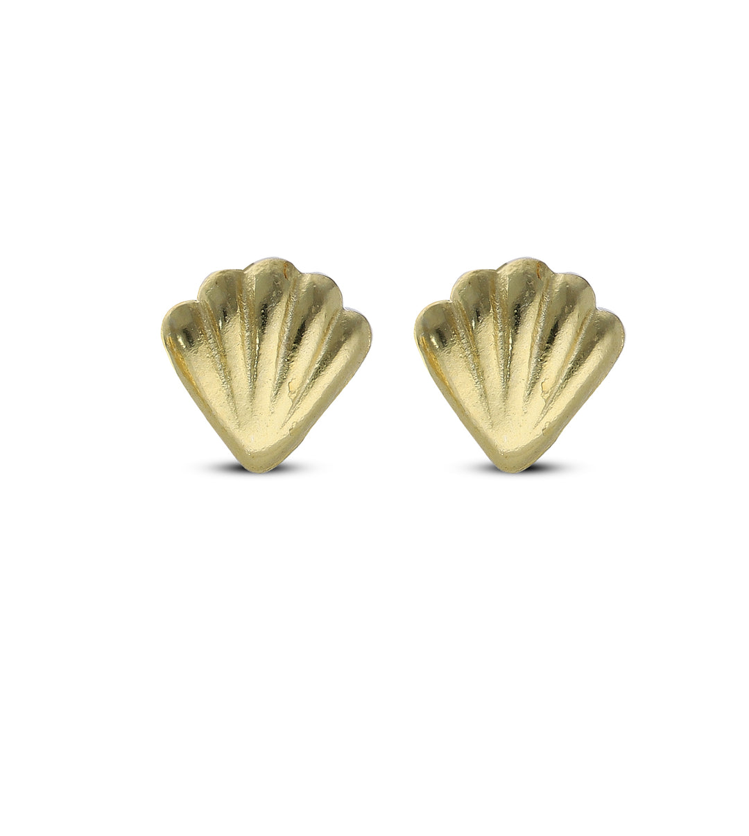 Gold Plated Stud Earrings, 925 Mix Shape, Sun, Evil Eye, Shell, Floral, Butterfly,