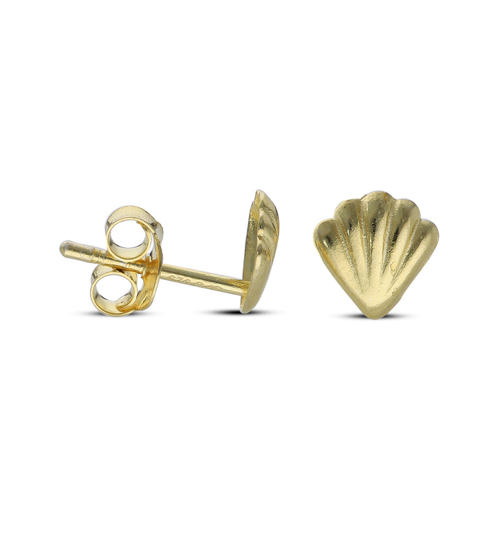 Gold Plated Stud Earrings, 925 Mix Shape, Sun, Evil Eye, Shell, Floral, Butterfly,