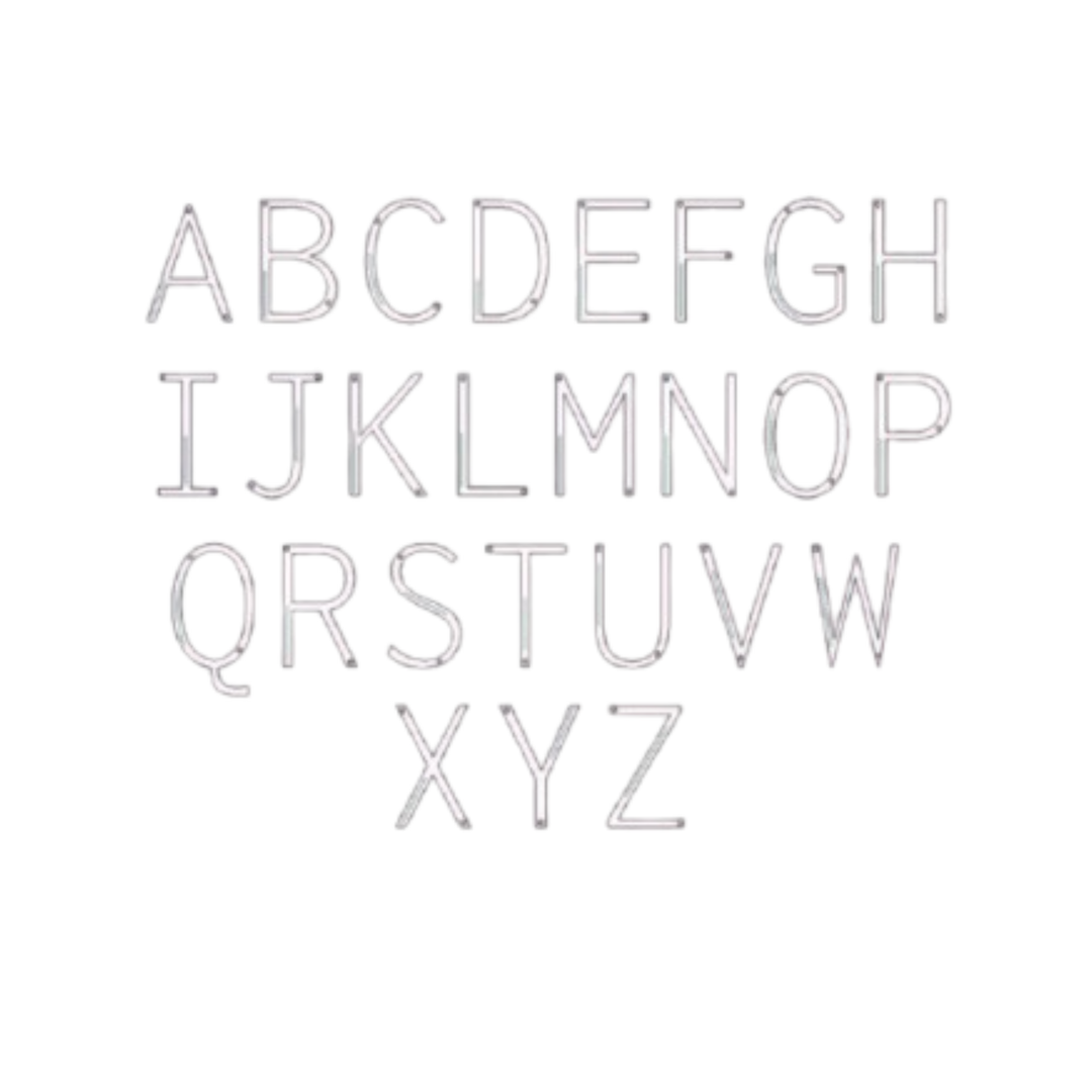 Personalised Stainless Steel Capital Letter Pendant Necklace – Custom Initial Jewellery