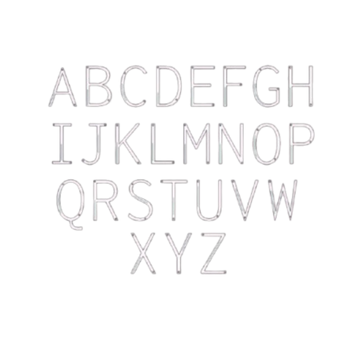 Personalised Stainless Steel Capital Letter Pendant Necklace – Custom Initial Jewellery