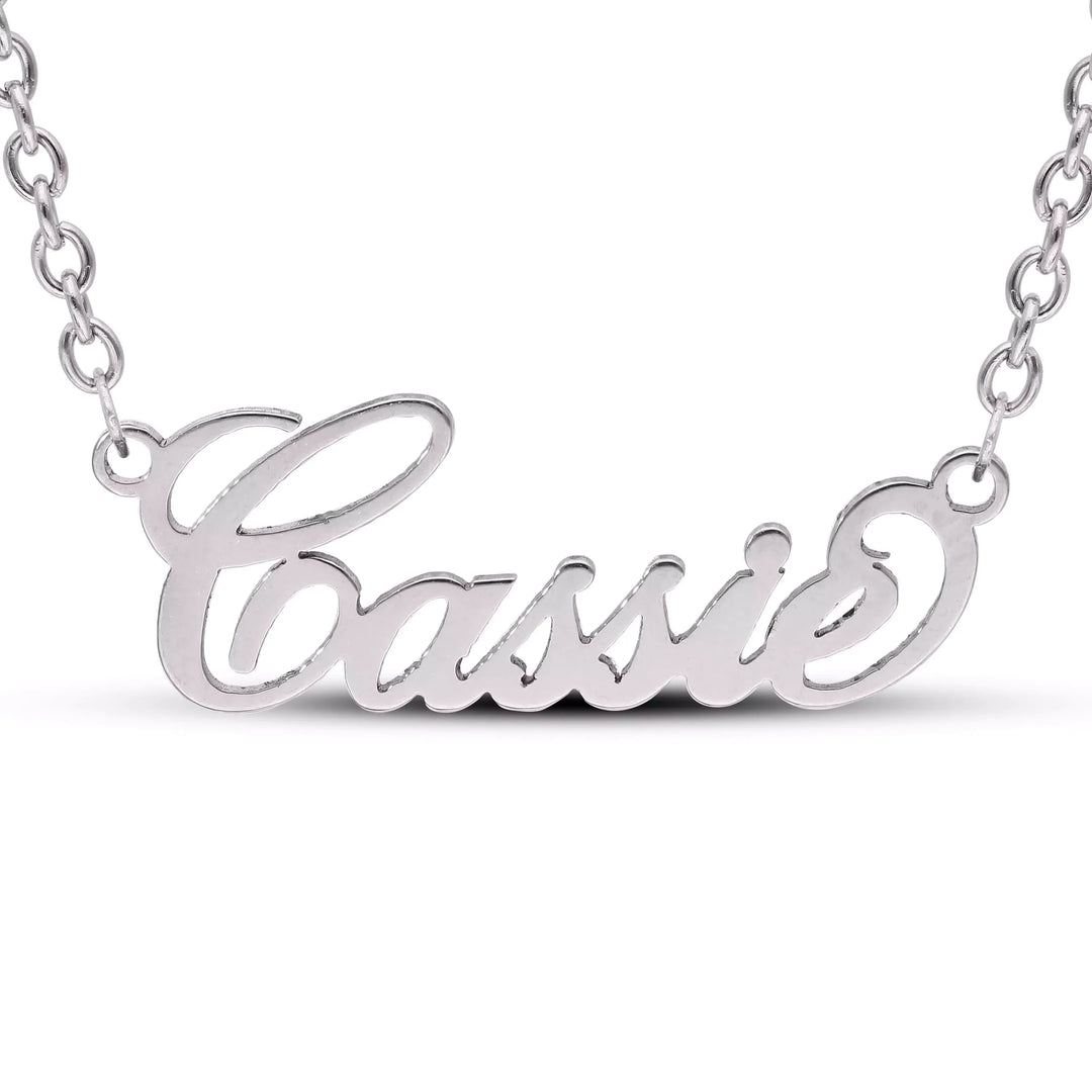 Customised Name Necklace in Stainless Steel