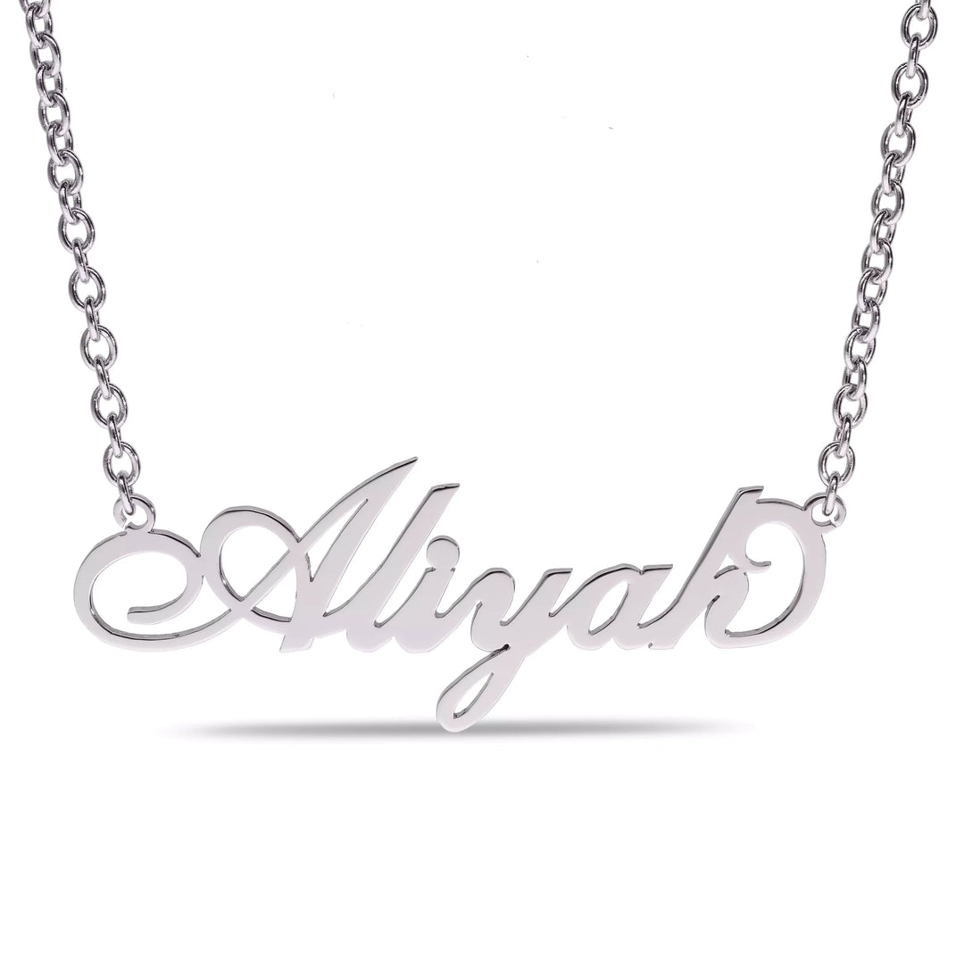 Customised Name Necklace in Stainless Steel