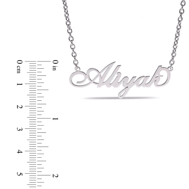 Customised Name Necklace in Stainless Steel